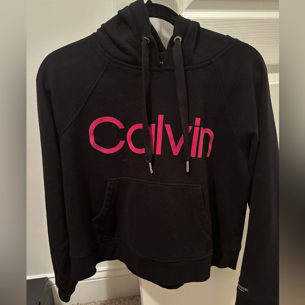 Black pink Calvin Klein woman’s sweatshirt